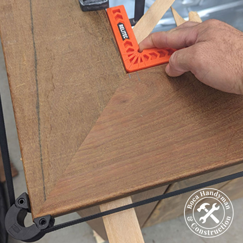 A Boca Raton home interior being serviced by Boca Handyman & Construction